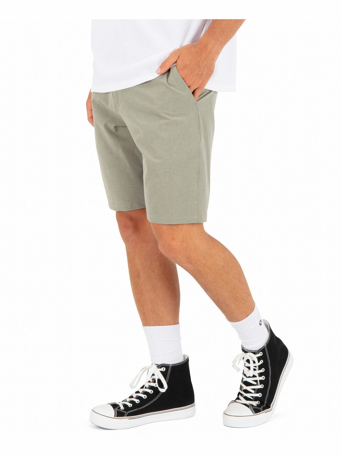 Phantom Microcheck Walkshort 20" Olive - Hurley