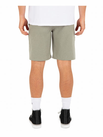 Phantom Microcheck Walkshort 20" Olive - Hurley