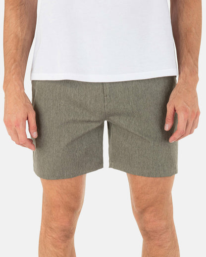 Phantom Heather Walkshort 18" Olive - Hurley