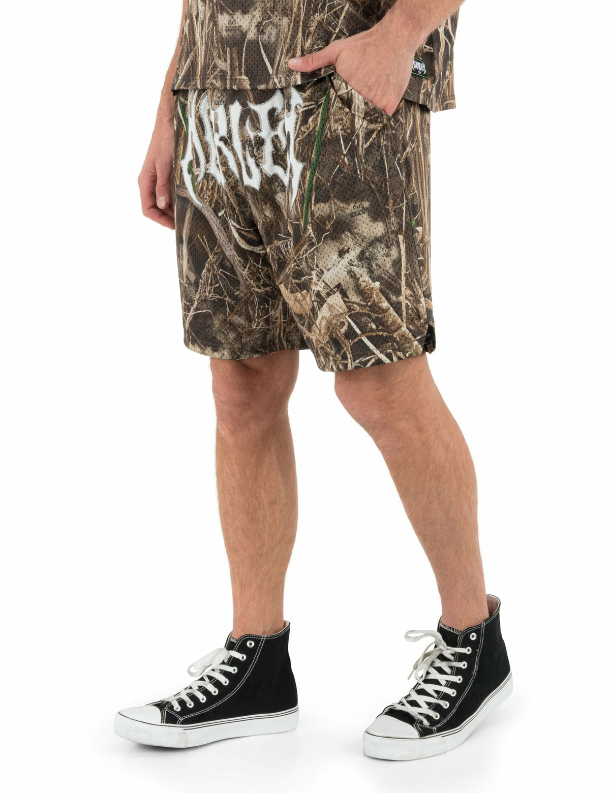 Hurley x Travis Barker Real Tree Mosh Pit Mesh Short Black - Hurley