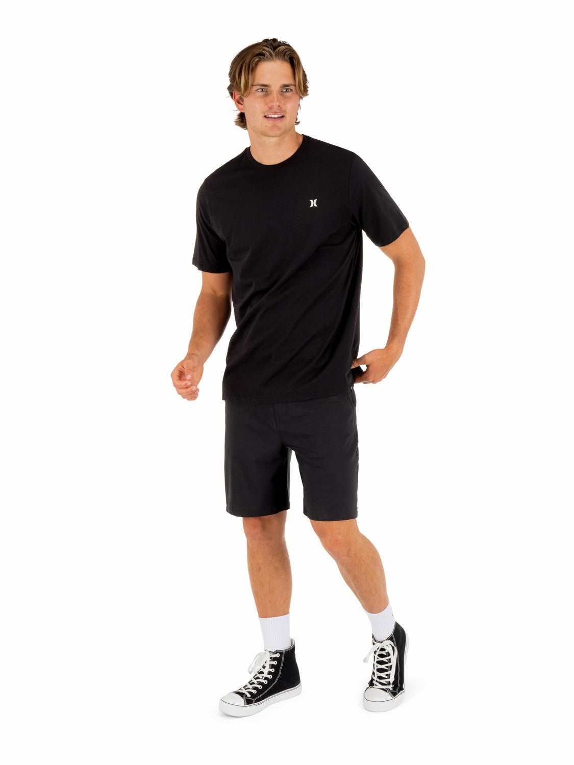 Icon Tee Short Sleeve Black - Hurley