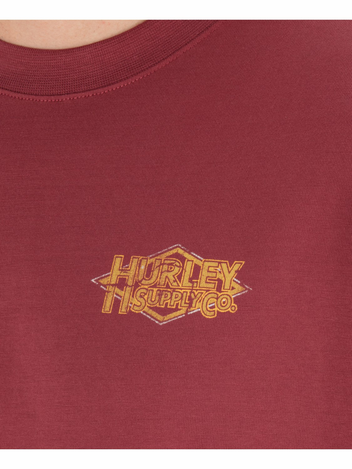 Fly Short Sleeve Cherry Crimson - Hurley