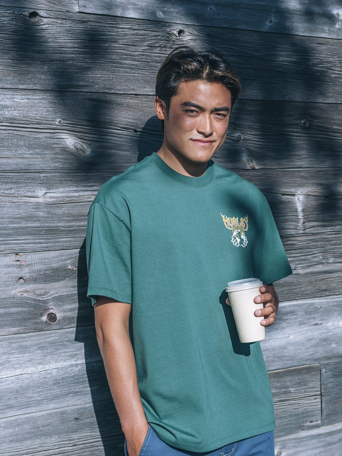 Fire Short Sleeve Jungle - Hurley
