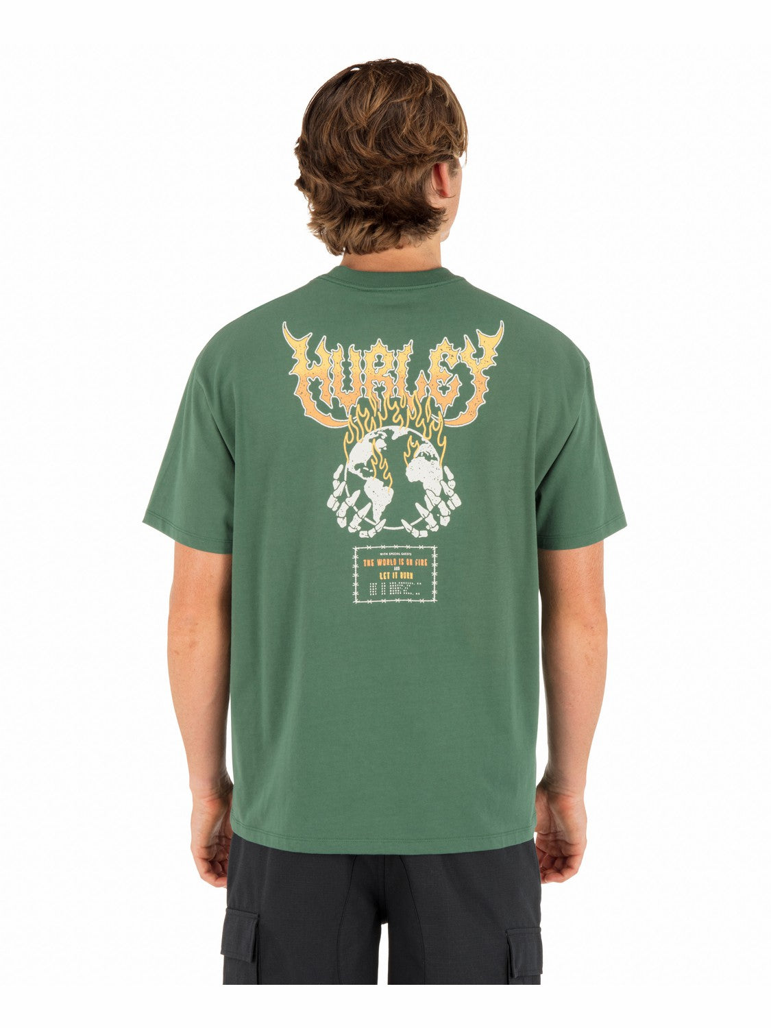 Fire Short Sleeve Jungle - Hurley