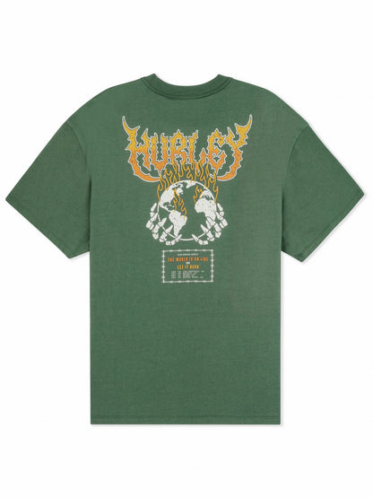 Fire Short Sleeve Jungle - Hurley