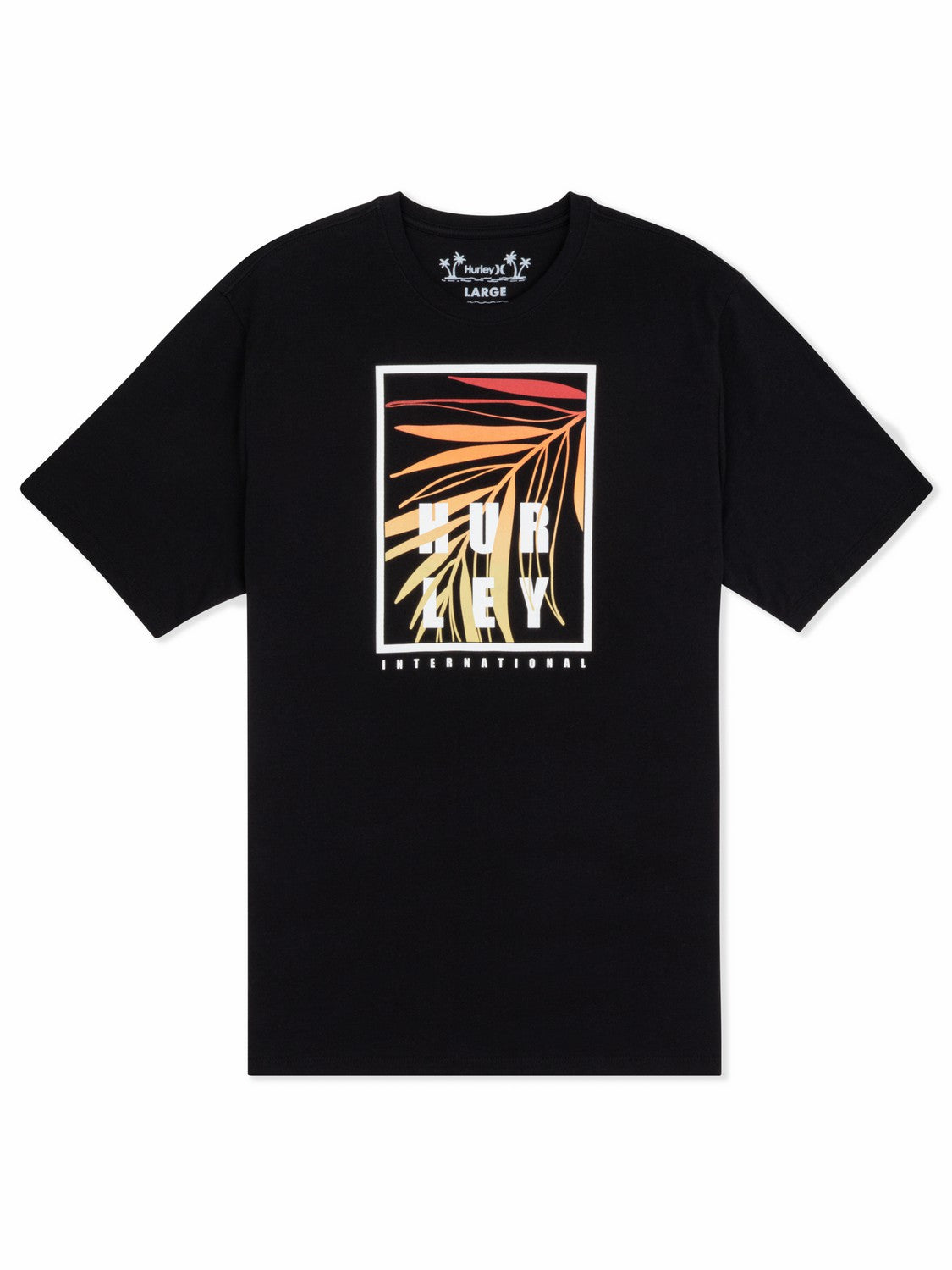 Window Tropics Short Sleeve Black - Hurley