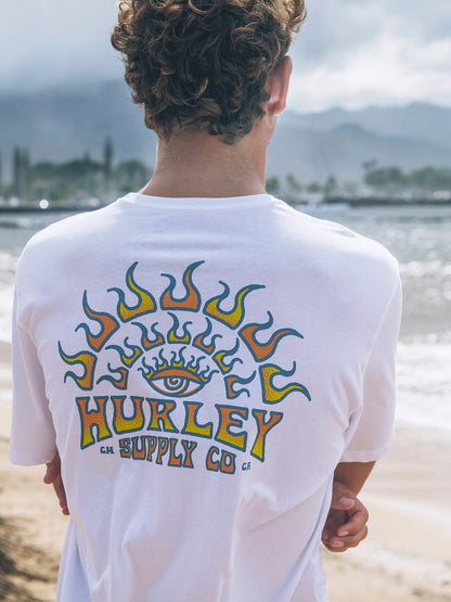 All Seeing Short Sleeve White - Hurley