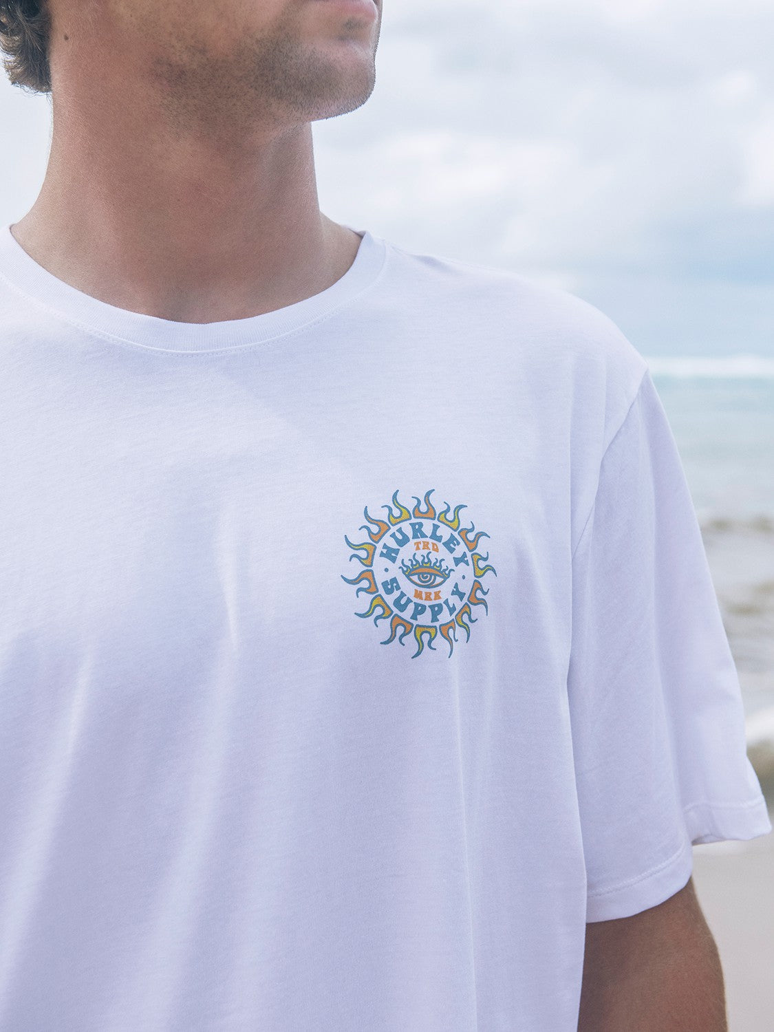 All Seeing Short Sleeve White - Hurley