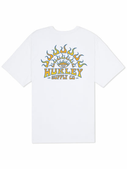 All Seeing Short Sleeve White - Hurley