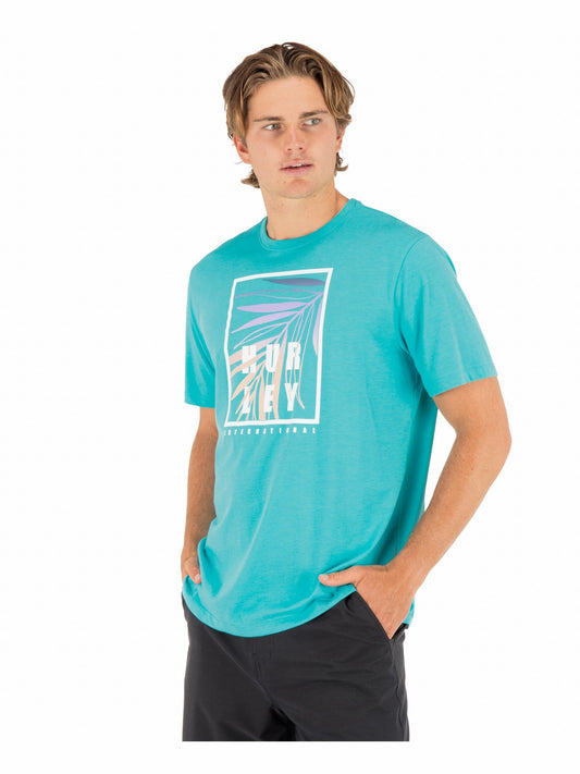 Window Tropics Short Sleeve Barracuda Heather - Hurley