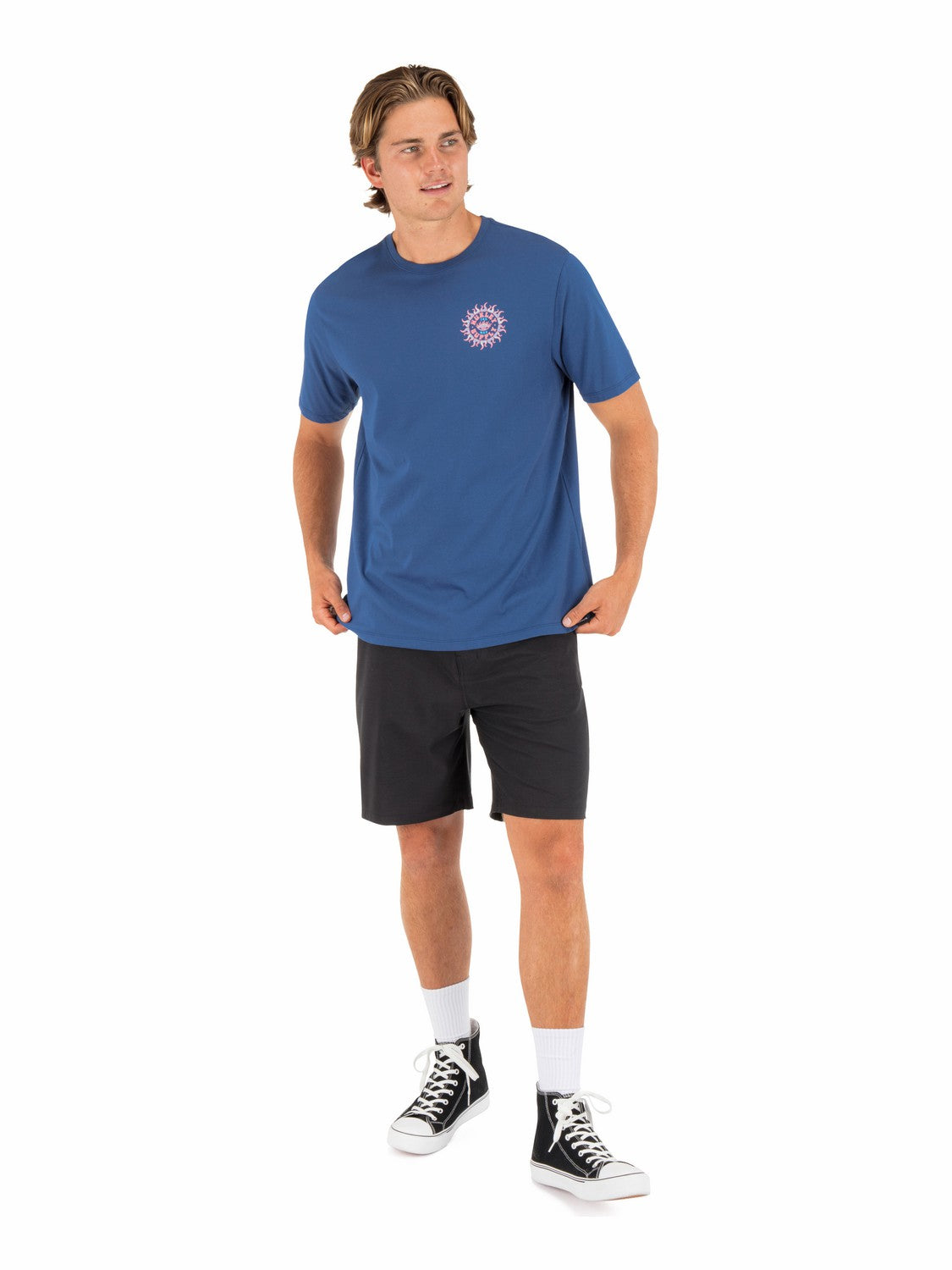All Seeing Short Sleeve Abyss - Hurley