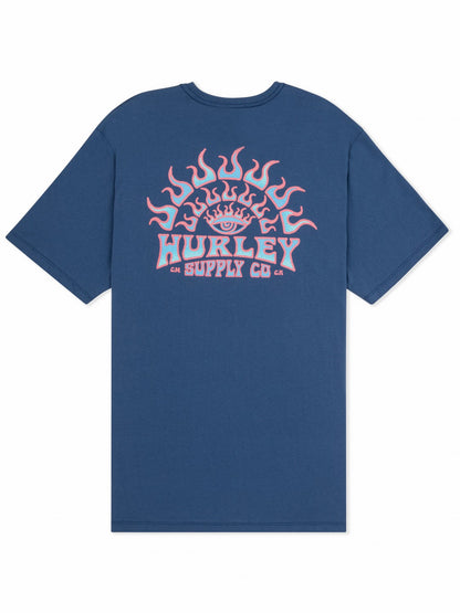 All Seeing Short Sleeve Abyss - Hurley