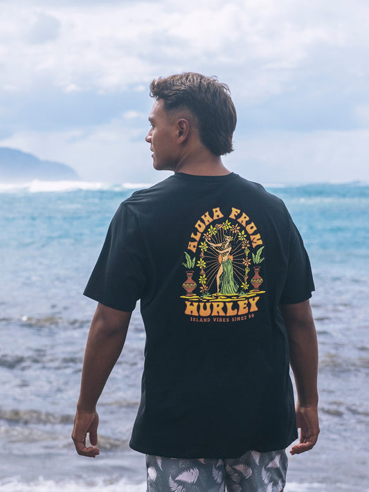 Island Time Short Sleeve Black - Hurley