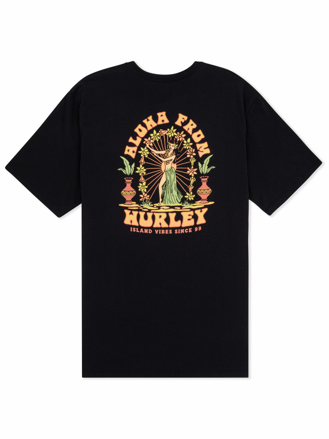 Island Time Short Sleeve Black - Hurley