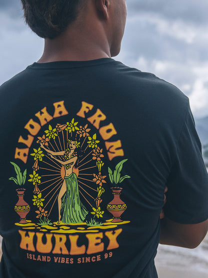 Island Time Short Sleeve Black - Hurley