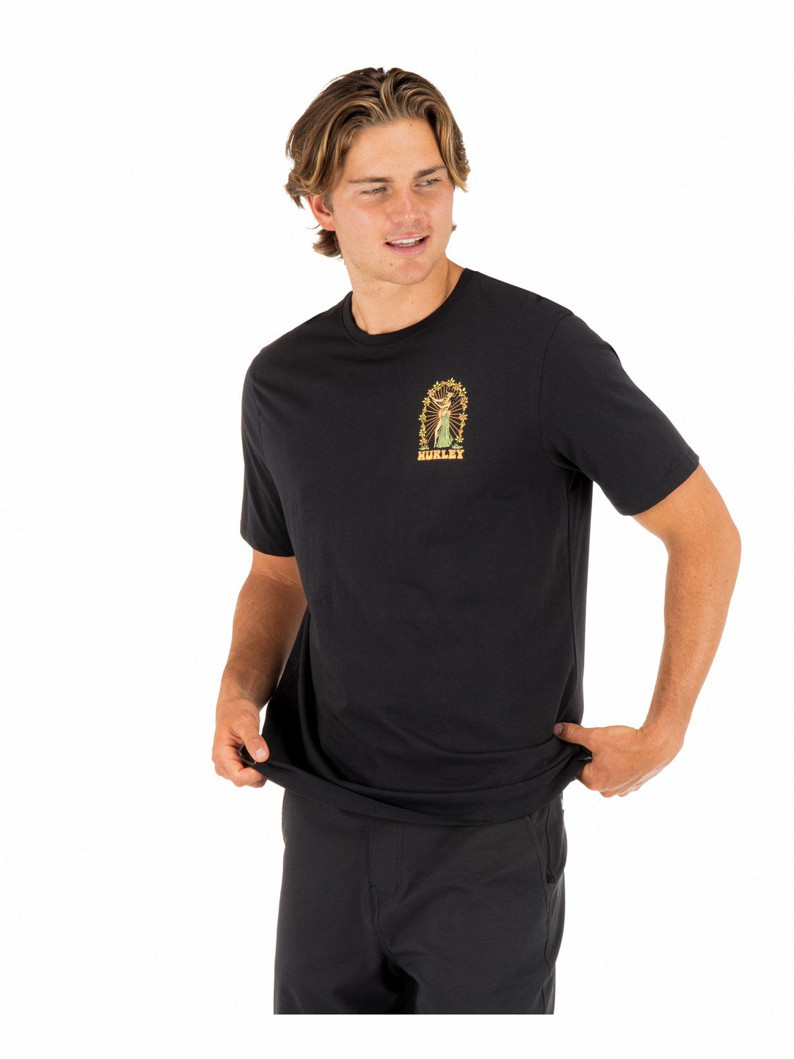 Island Time Short Sleeve Black - Hurley