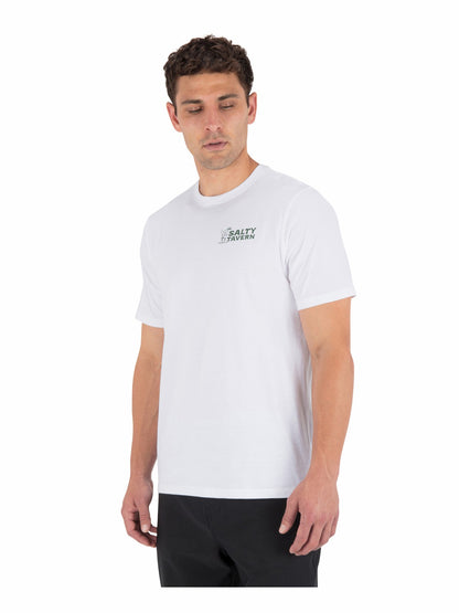 Salty Tavern Short Sleeve White - Hurley