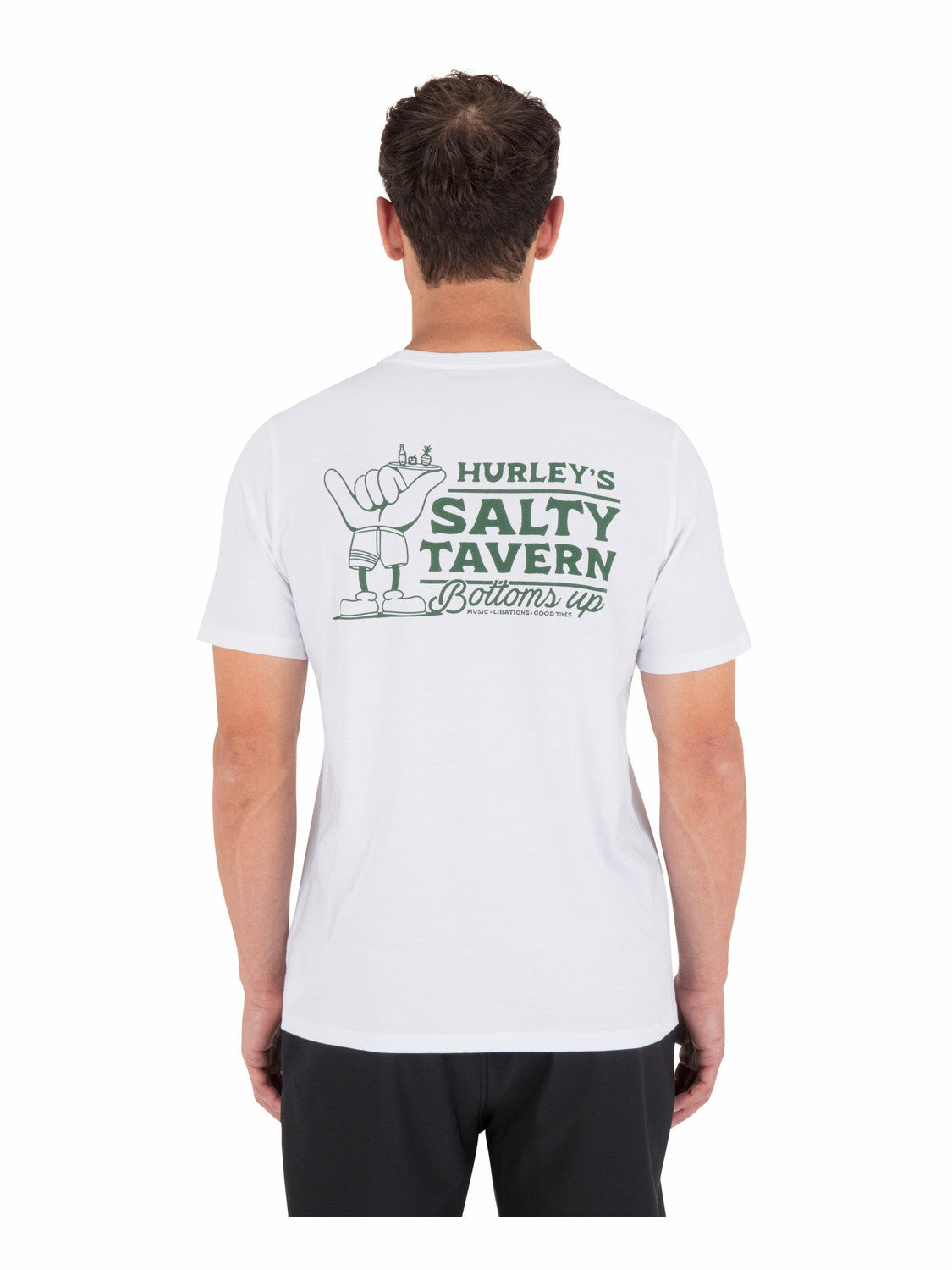 Salty Tavern Short Sleeve White - Hurley