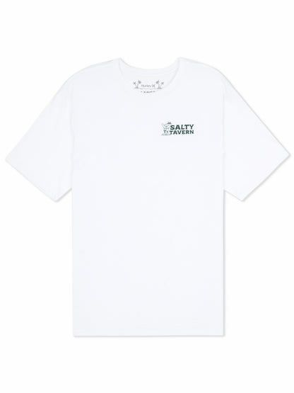Salty Tavern Short Sleeve White - Hurley