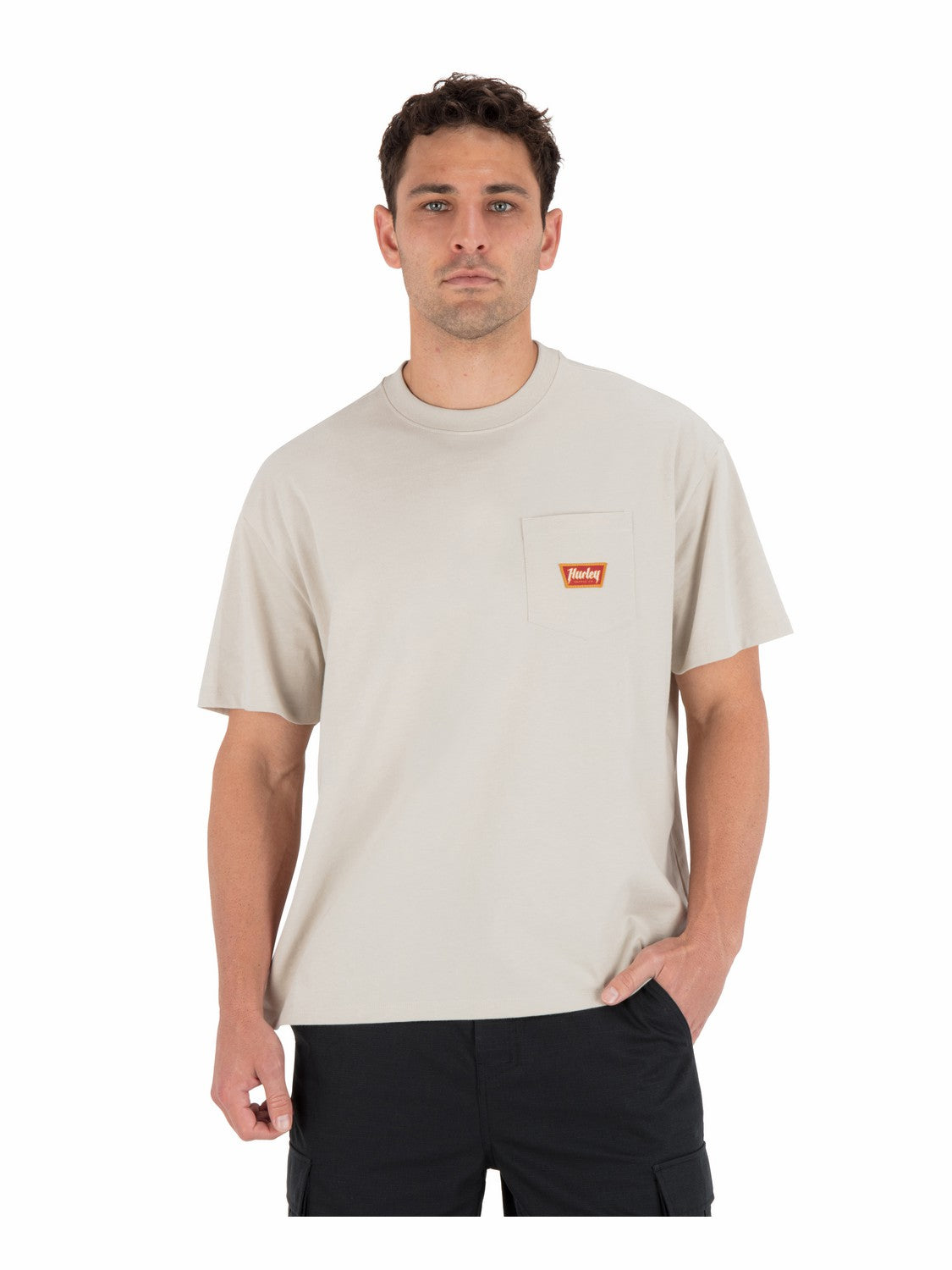 Built Patch Pocket Short Sleeve Bone - Hurley