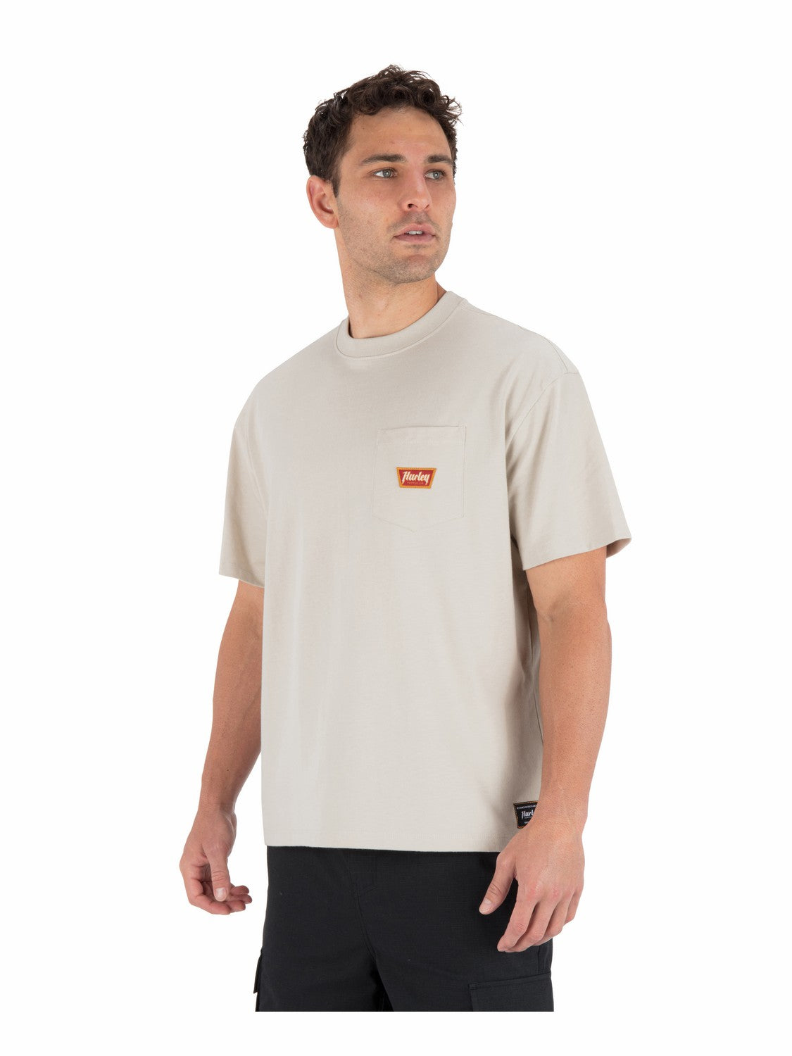 Built Patch Pocket Short Sleeve Bone - Hurley