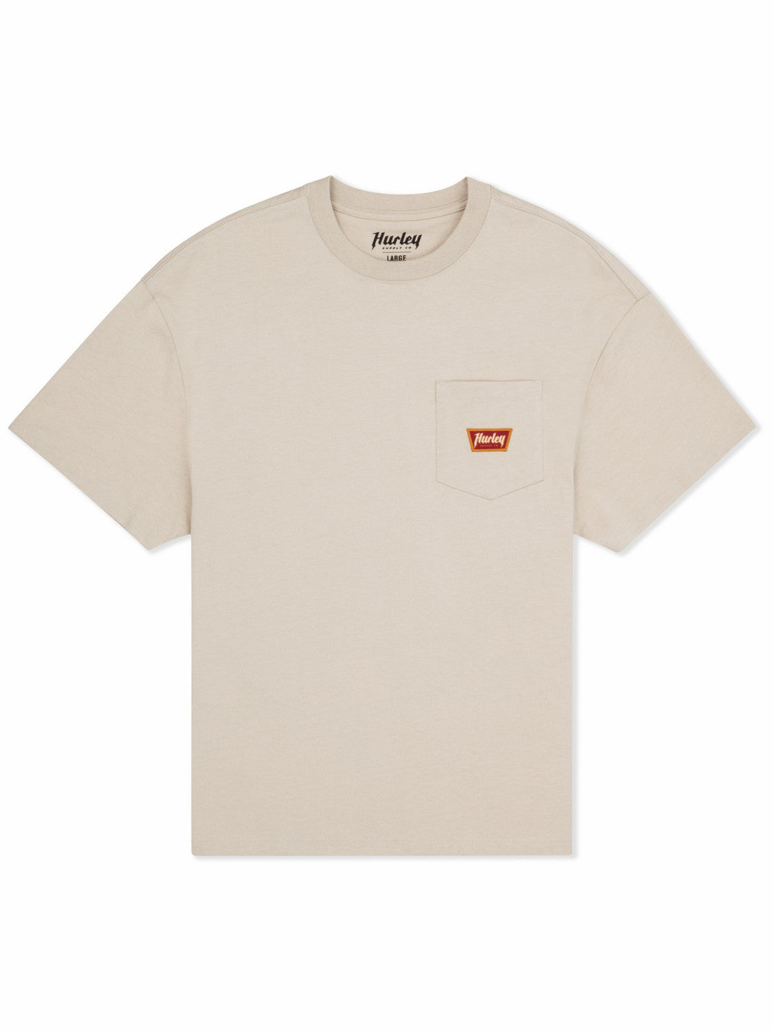 Built Patch Pocket Short Sleeve Bone - Hurley