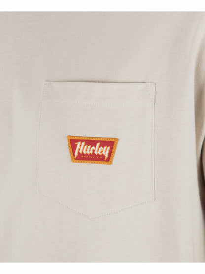 Built Patch Pocket Short Sleeve Bone - Hurley