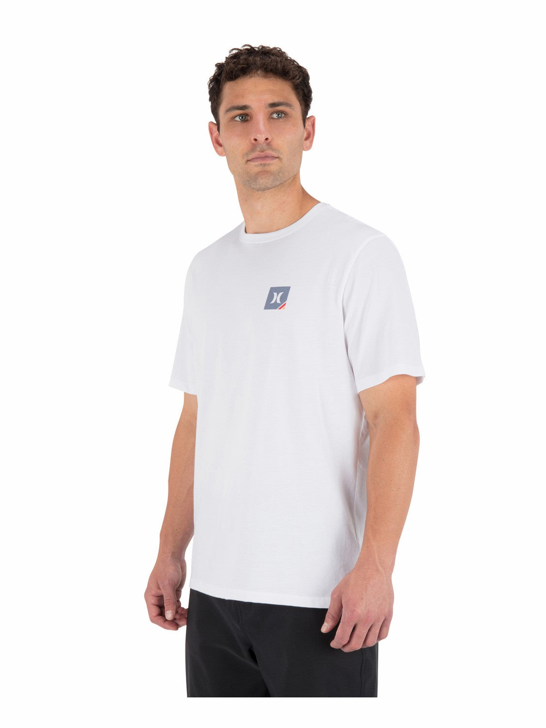 Corner Short Sleeve White - Hurley