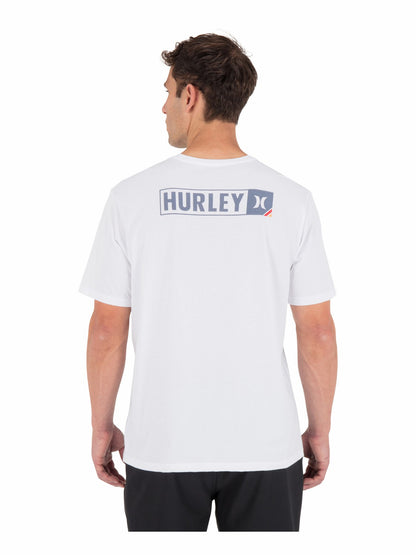 Corner Short Sleeve White - Hurley