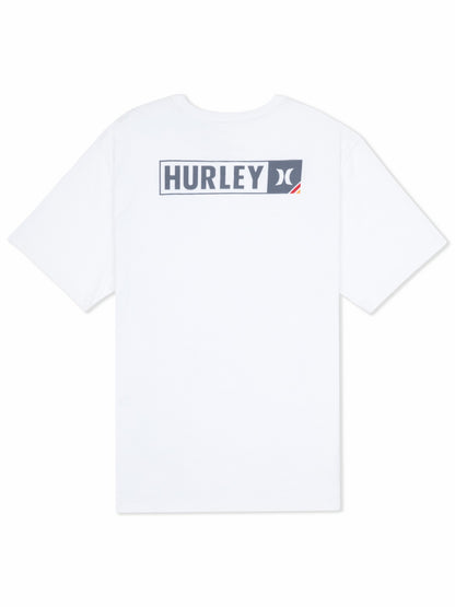Corner Short Sleeve White - Hurley