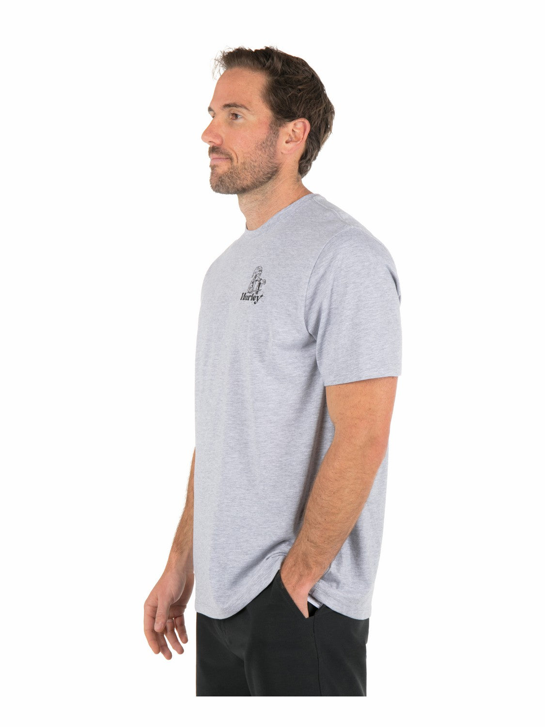 Ding Repair Short Sleeve Dark Grey Htr - Hurley