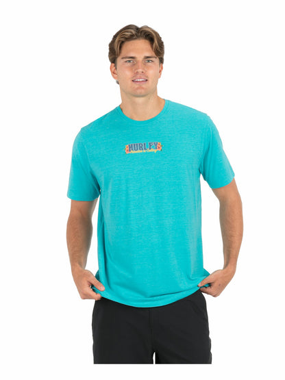 Sippin On Paradise Short Sleeve Barracuda Heather - Hurley