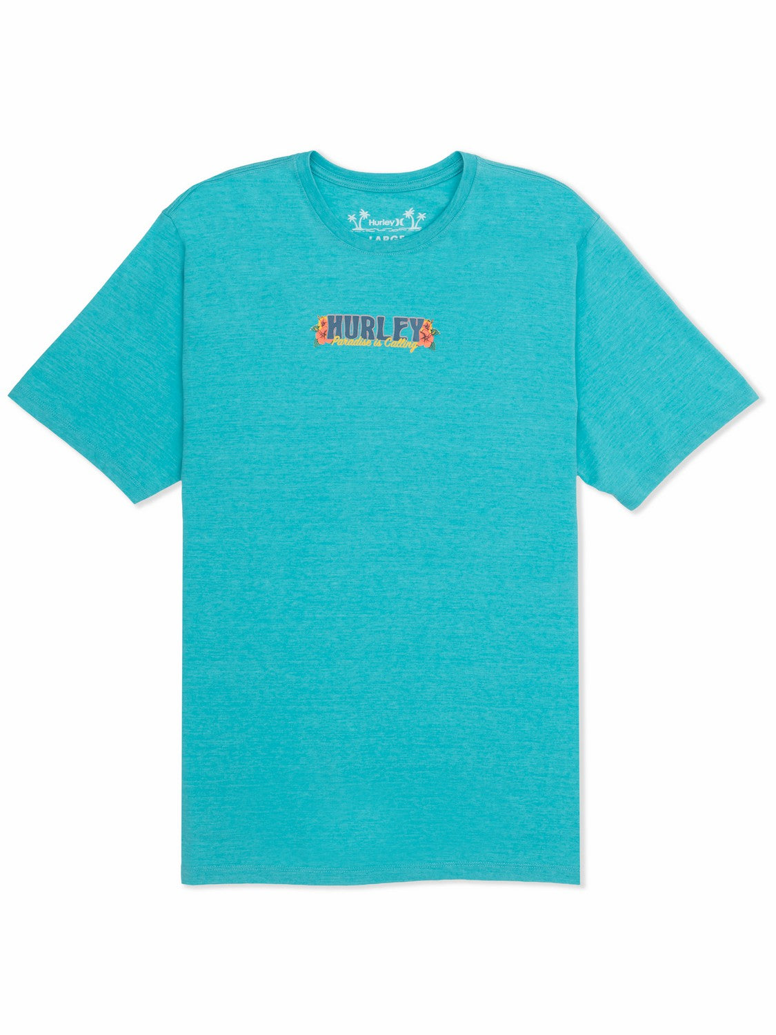 Sippin On Paradise Short Sleeve Barracuda Heather - Hurley