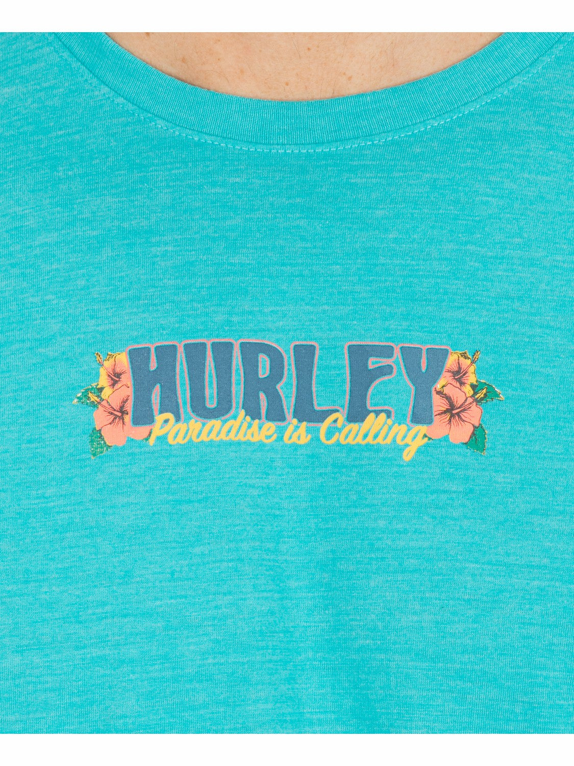 Sippin On Paradise Short Sleeve Barracuda Heather - Hurley