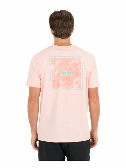 Fern Gradient Short Sleeve Candy Pink - Hurley