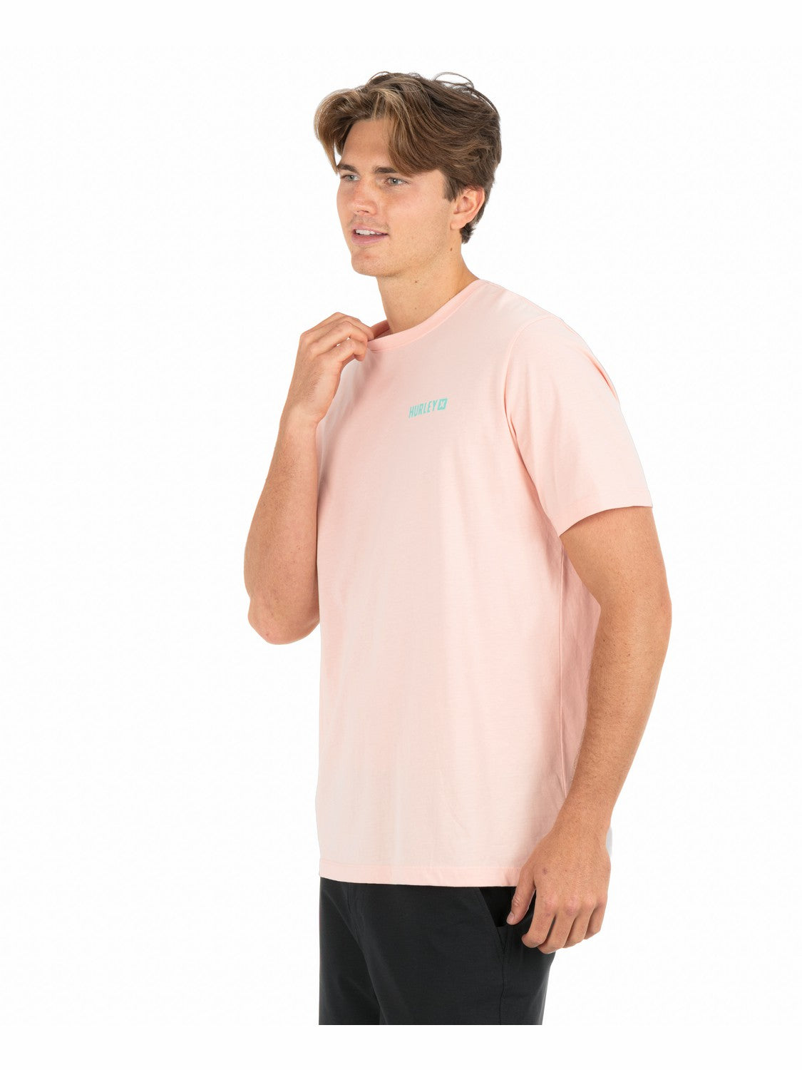 Fern Gradient Short Sleeve Candy Pink - Hurley