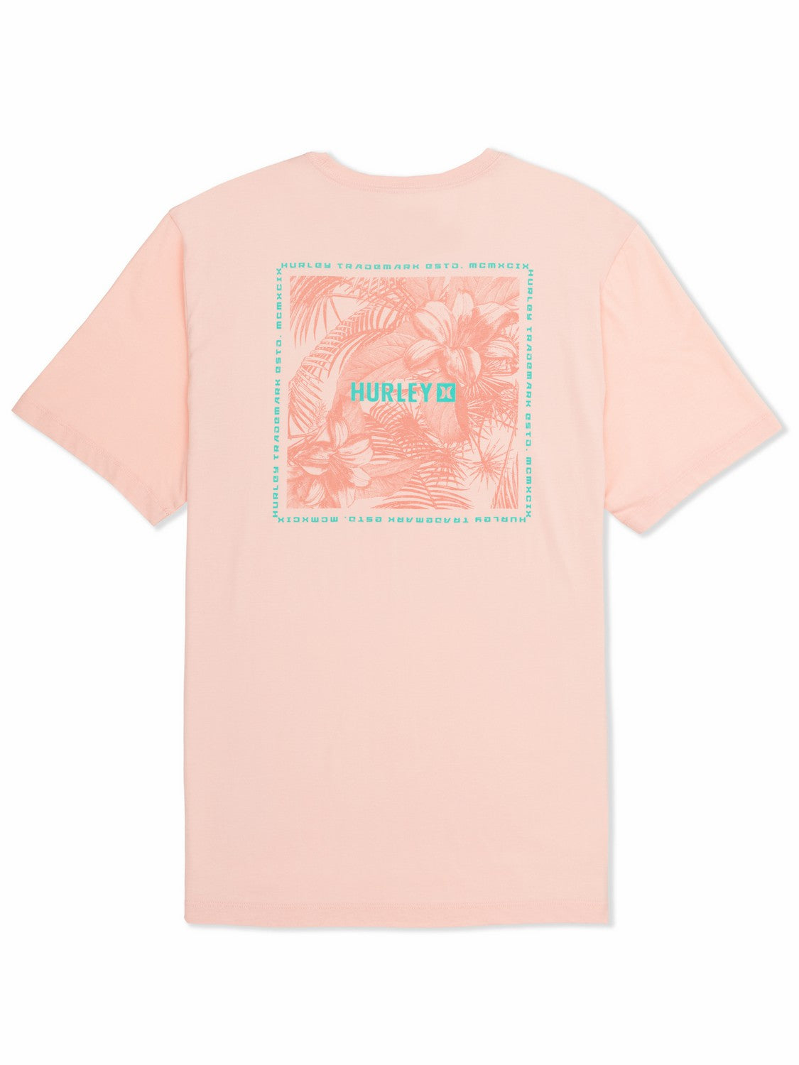 Fern Gradient Short Sleeve Candy Pink - Hurley