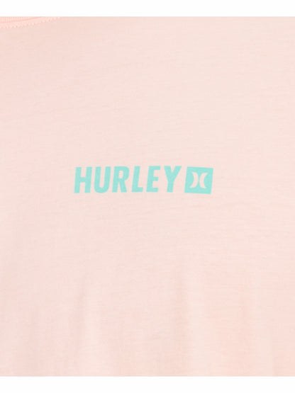 Fern Gradient Short Sleeve Candy Pink - Hurley