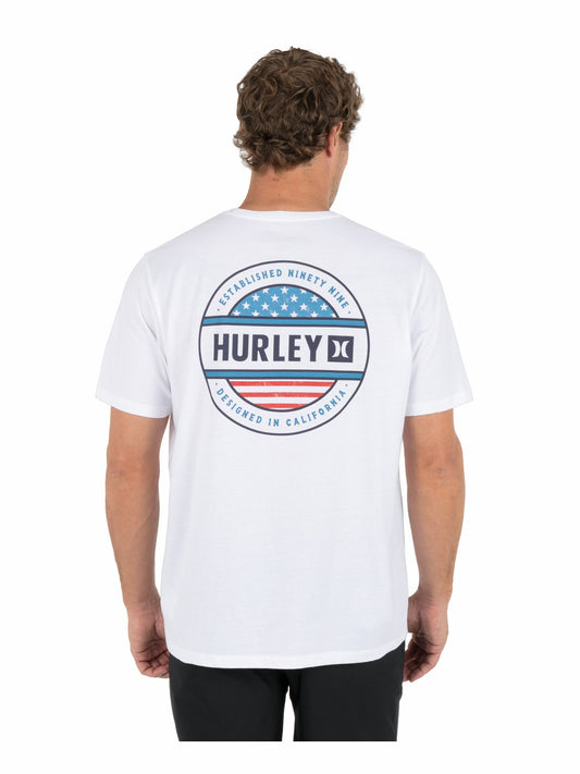 Filler Short Sleeve White - Hurley