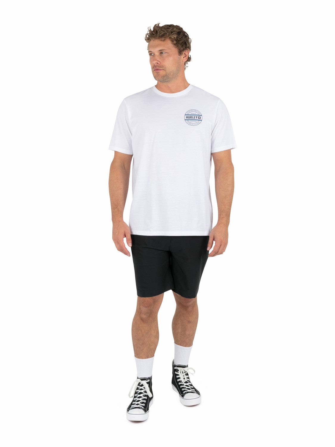 Filler Short Sleeve White - Hurley