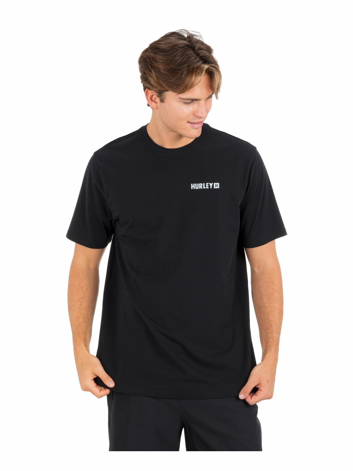 Fern Gradient Short Sleeve Black - Hurley