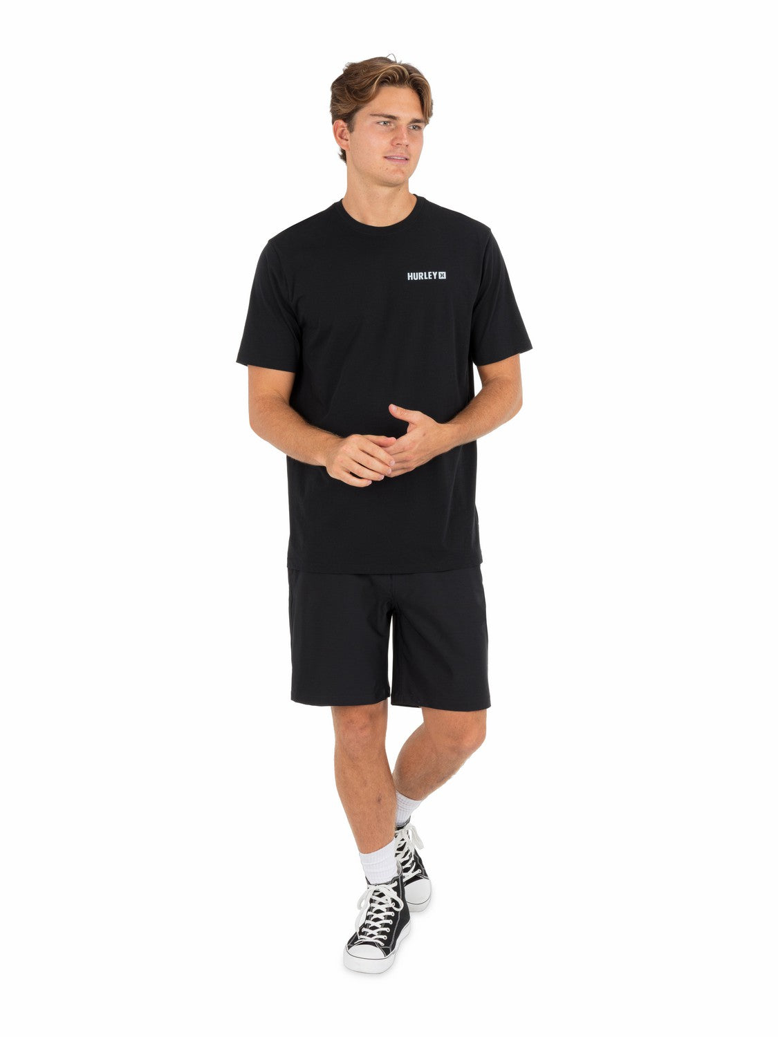 Fern Gradient Short Sleeve Black - Hurley