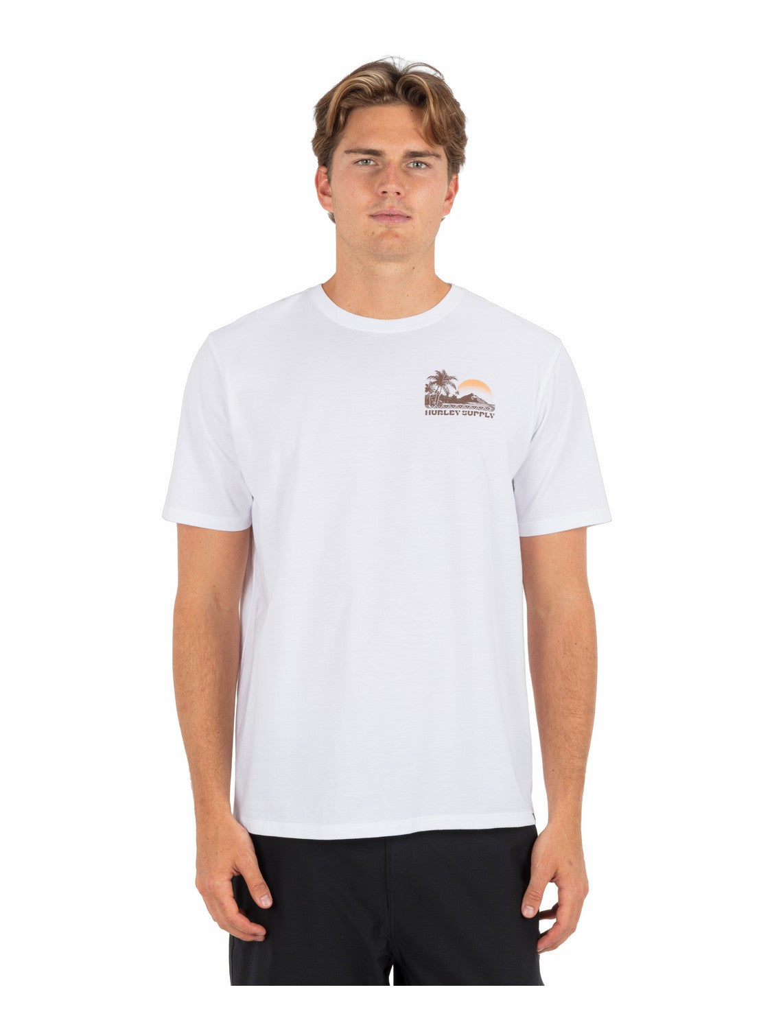 Island Scape Short Sleeve White - Hurley