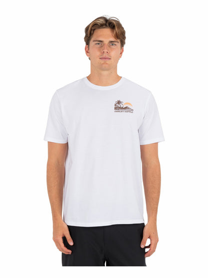 Island Scape Short Sleeve White - Hurley
