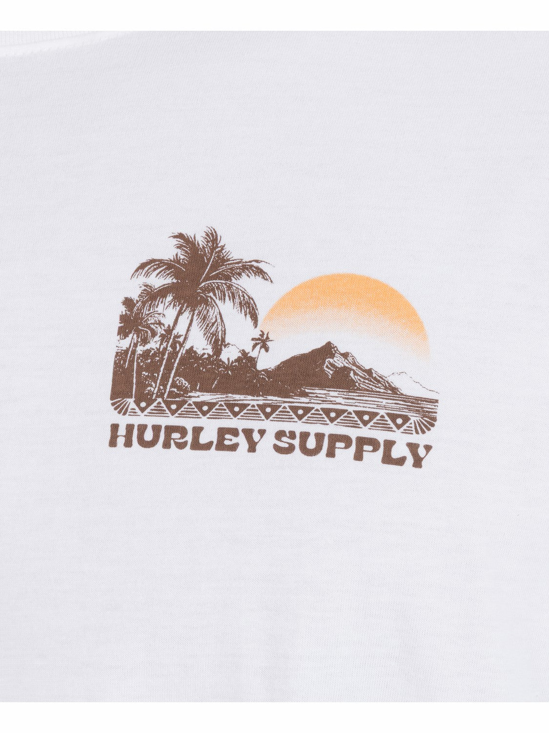 Island Scape Short Sleeve White - Hurley