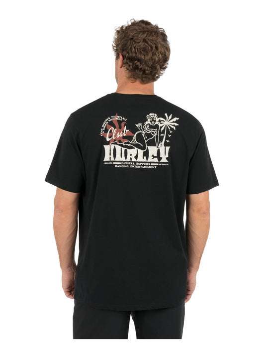 Supper Club Short Sleeve Black - Hurley