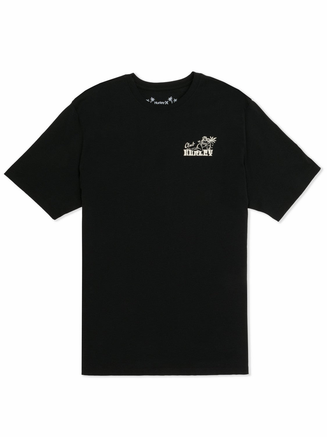 Supper Club Short Sleeve Black - Hurley