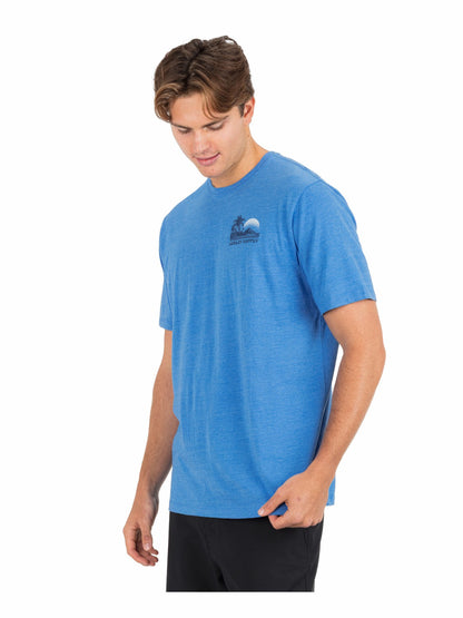 Island Scape Short Sleeve Seashore Heather - Hurley