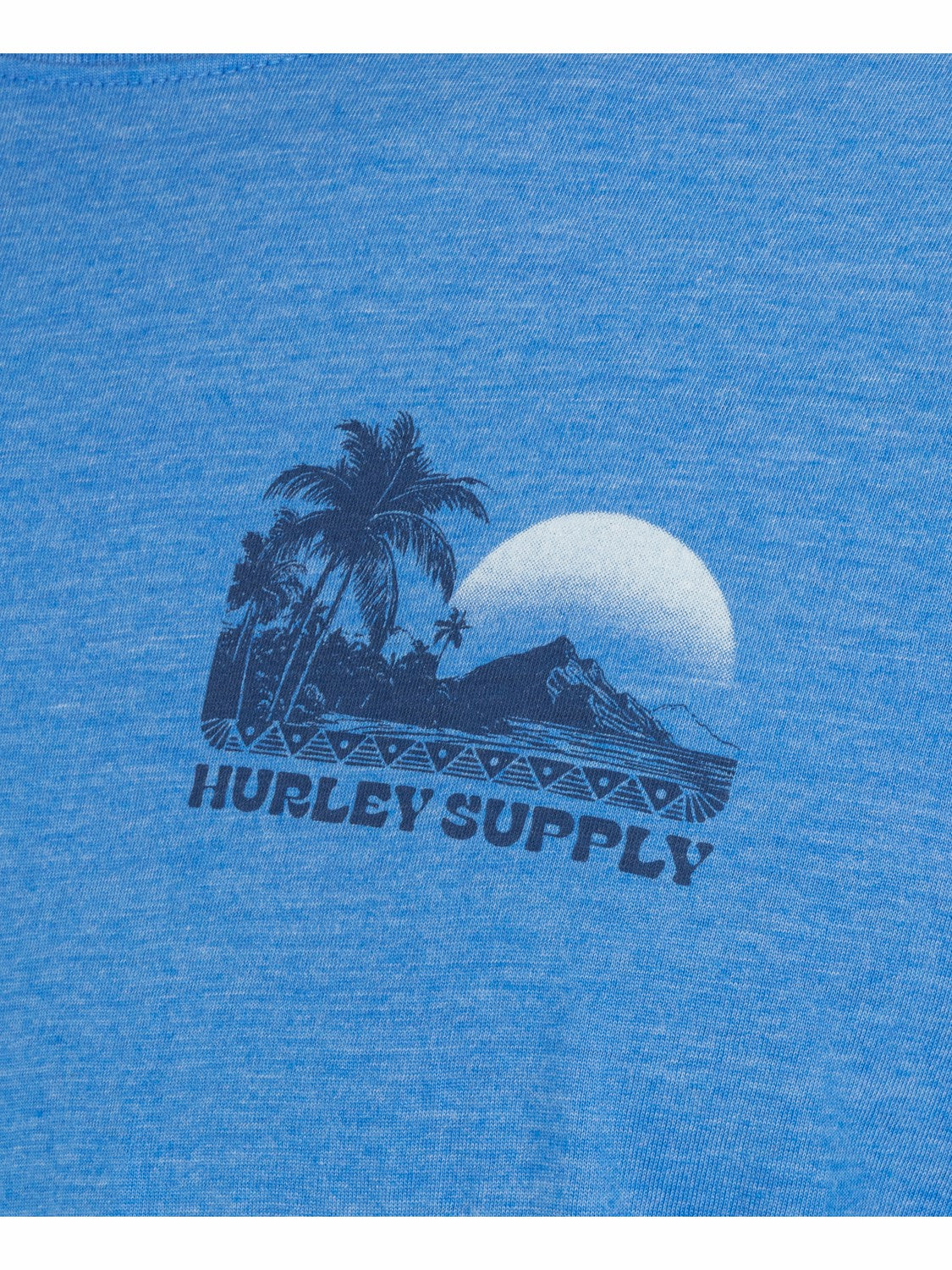 Island Scape Short Sleeve Seashore Heather - Hurley