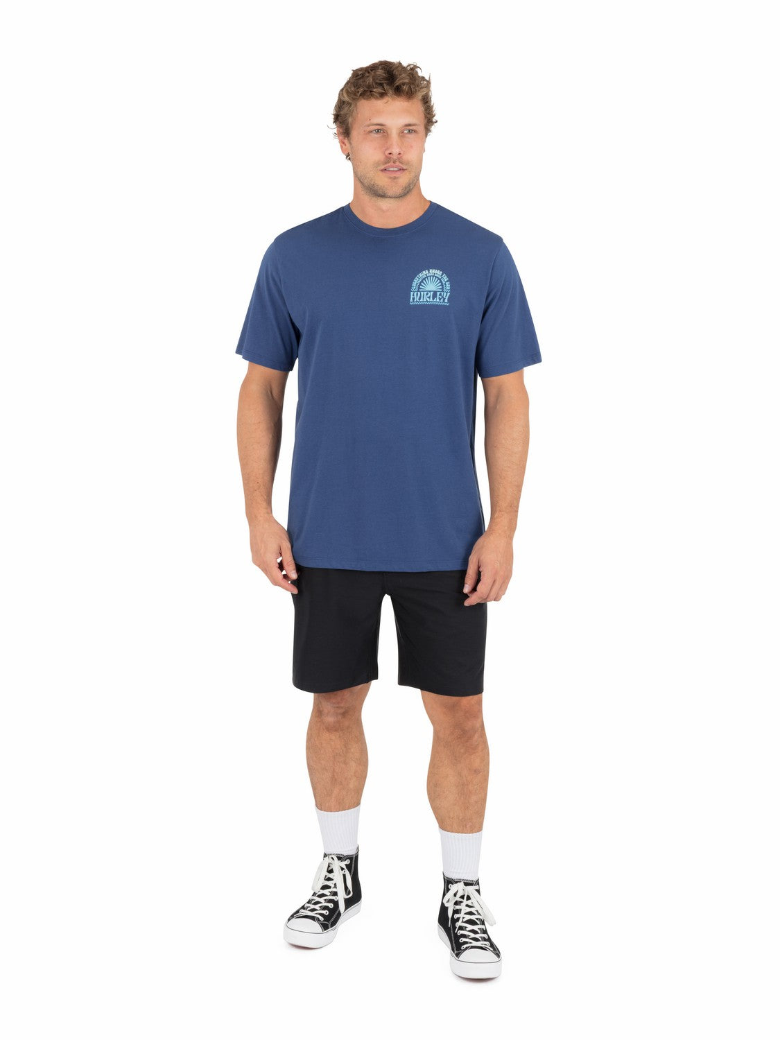 Glyphic Short Sleeve Abyss - Hurley